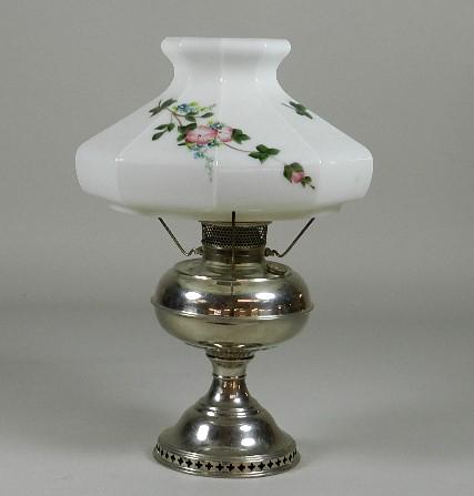 Rayo Oil Lamp with Decorated Shade (1 of 6)