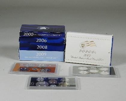 6 US Proof Sets (1 of 3)