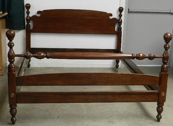 Mahogany Queen Size Bed (1 of 4)