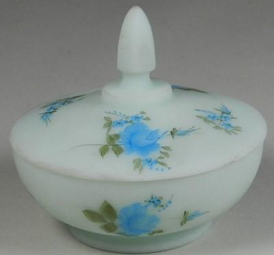 Fenton Hand Painted Candy Dish (1 of 3)