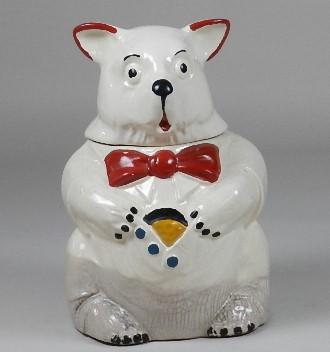 1945 Nelson McCoy Bear Cookie Jar (1 of 6)