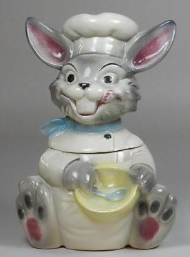 Brush McCoy Happy Bunny Cookie Jar (1 of 5)