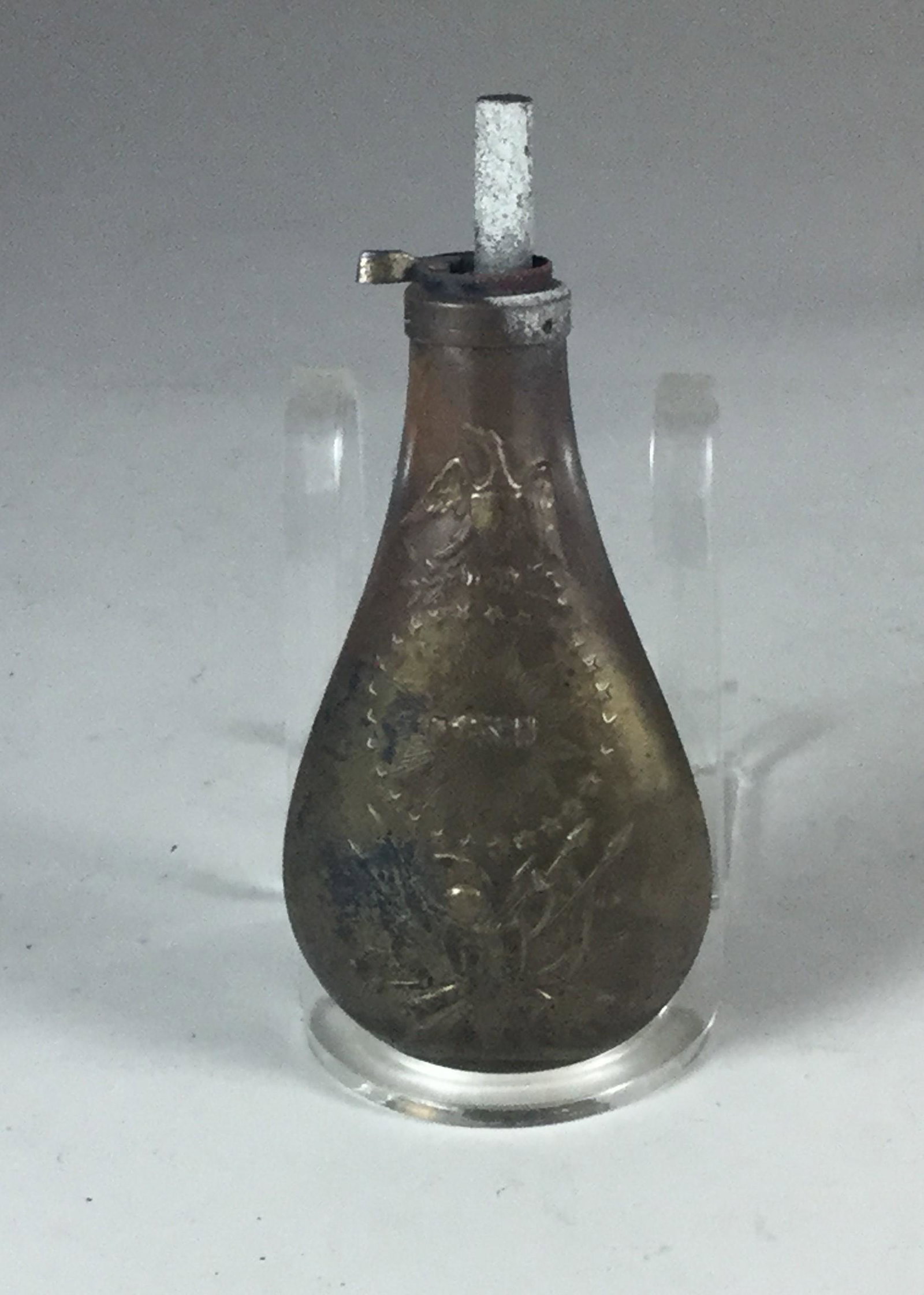 Brass Beatty Style Peace Flask (1 of 5)