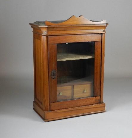 Unusual 19th Century Locking Table Top Cabinet (1 of 6)