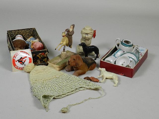 Group of Early Toys and Childs China Set (1 of 5)