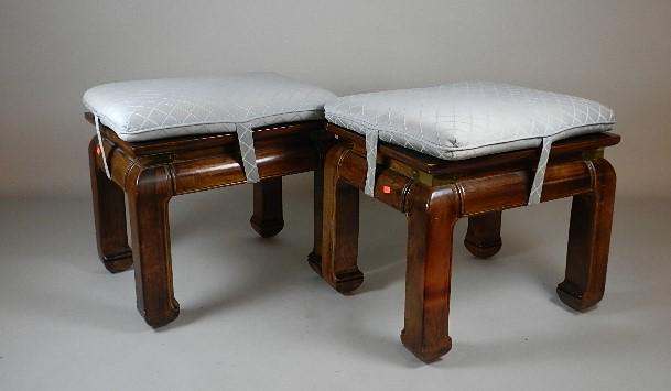 Pair of Oriental Style Stools (1 of 4)