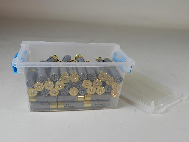 Container of Kent Fasteel 12 Gauge Shells: Container of Kent Fasteel 12 Gauge Shells