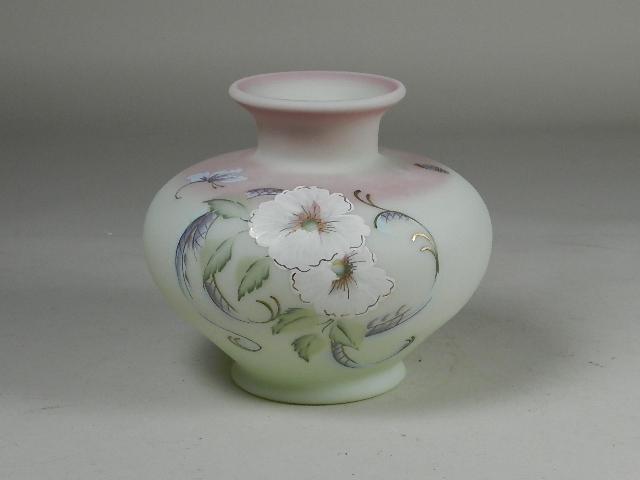 Fenton Hand Painted Spindler Vase (1 of 5)