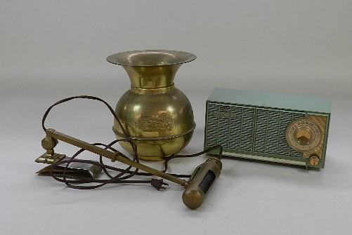 General Electric Radio, Spittoon & Lamp for Picture (1 of 5)