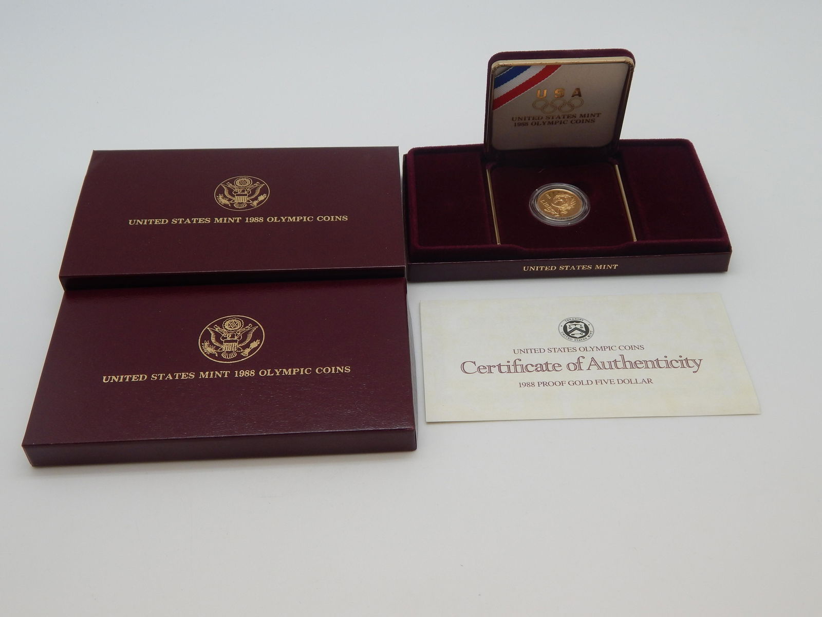 1988 Olympics $5 Gold Proof Coin (1 of 1)