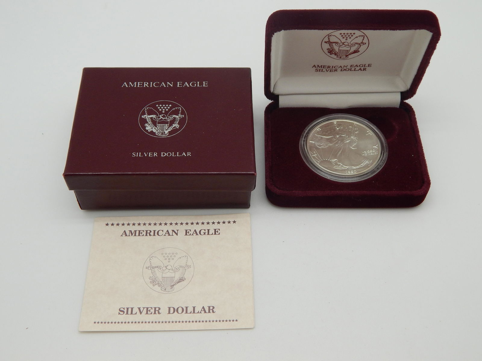 1990 US Silver Eagle (1 of 1)