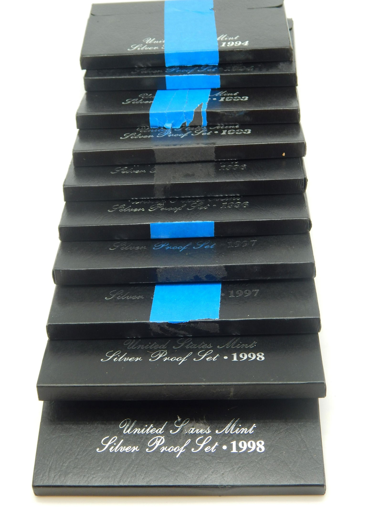 10 US Silver Proof Sets (1 of 1)