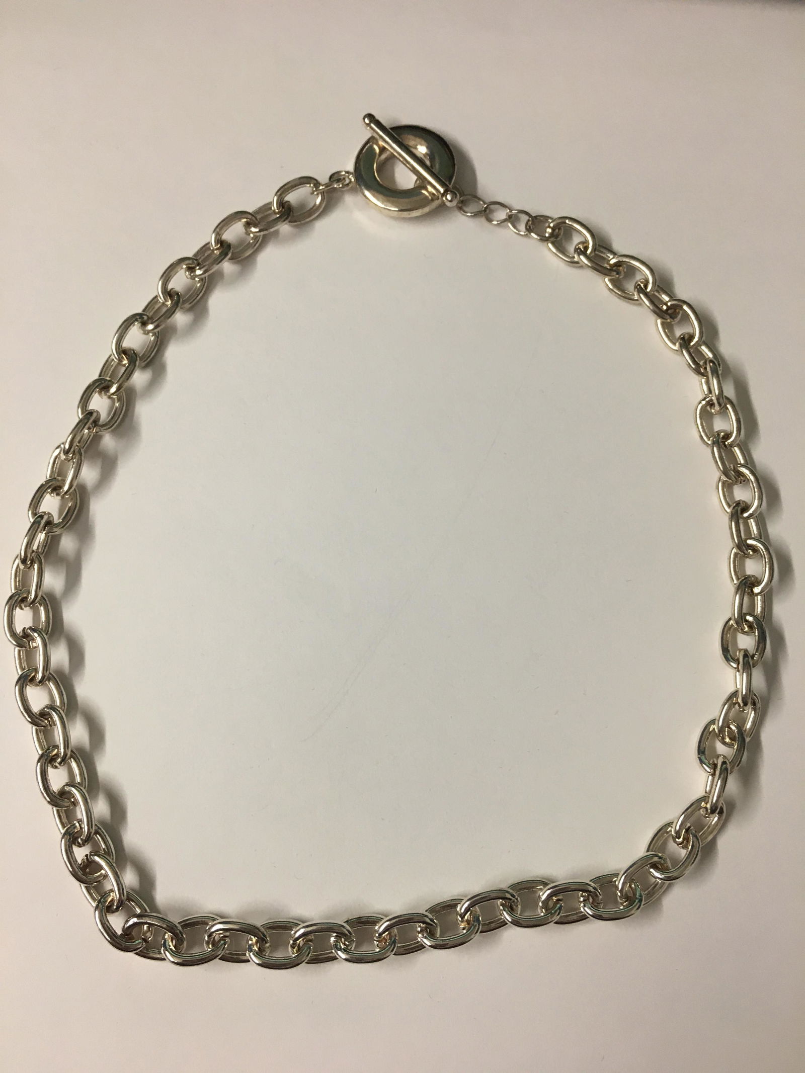 Sterling Link Necklace (1 of 2)