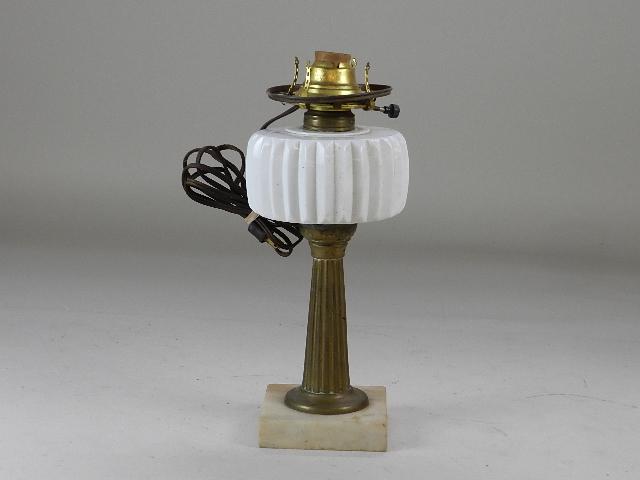 Oil Lamp with Marble Base (1 of 3)