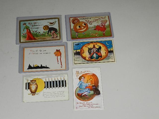 6 Vintage Halloween Postcards (1 of 14)