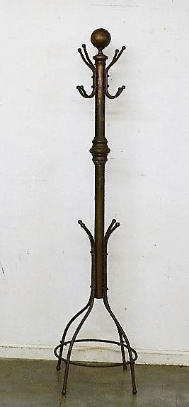 Vintage Brass Coat Rack (1 of 4)