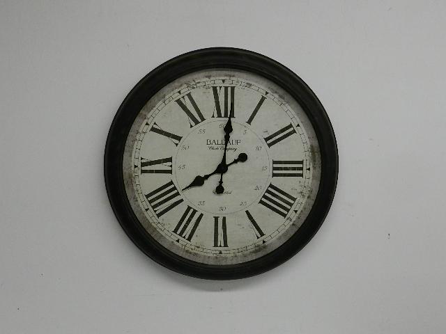 Large Plastic wall Clock: 29" w