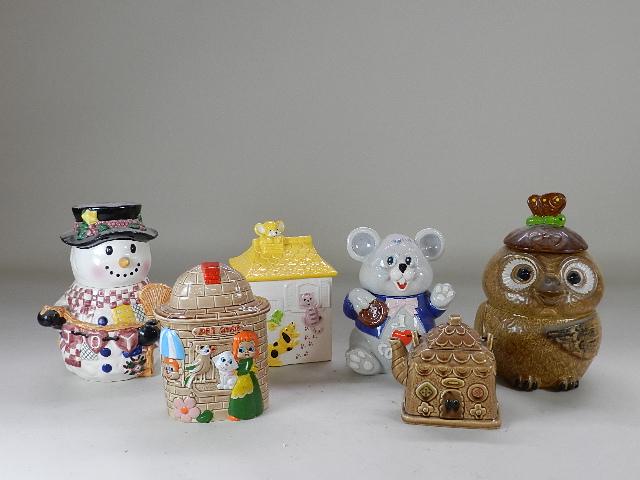 6 Various Cookie Jars (1 of 3)