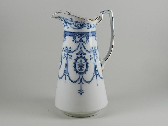 Large Sheraton Adderleys LTD Flow Blue Pitcher (1 of 4)