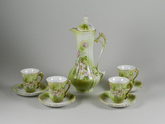 Chocolate Set with 4 Cups & Saucers (1 of 5)