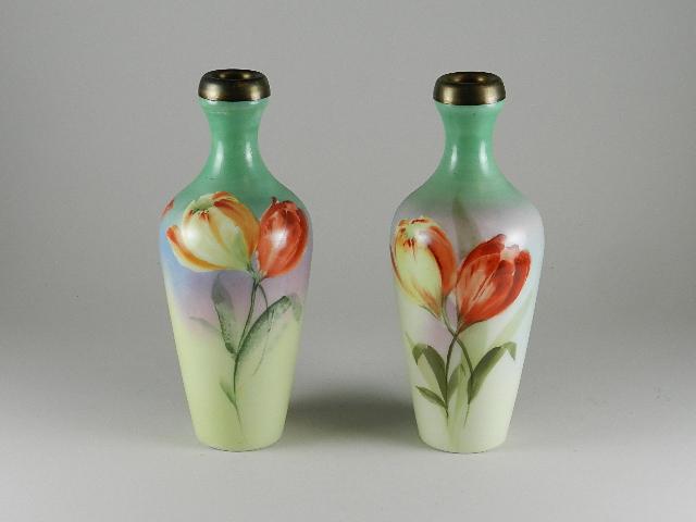 Pair of Hand Painted Vase (1 of 3)