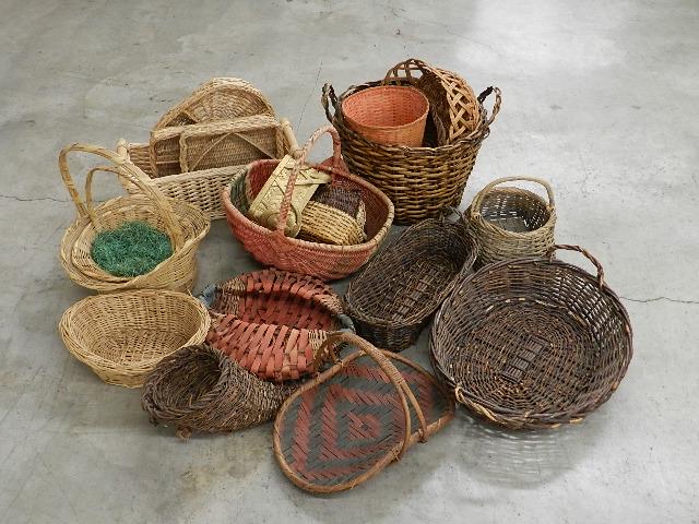 Large Assortment of Modern Decorative Baskets: Large Assortment of Modern Decorative Baskets