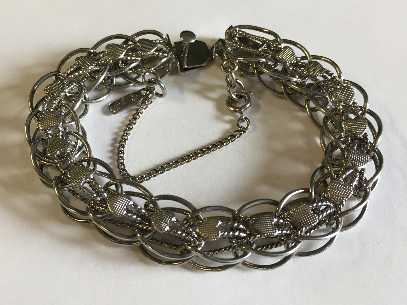 Monet Heart Link Bracelet: 7 1/2"