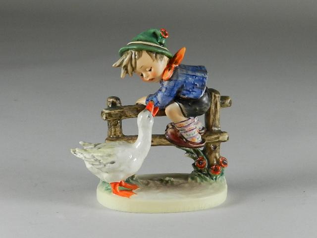 Goebel Hummel Barnyard Hero: trademark 5, crazing to finish, 5 1/2" h
