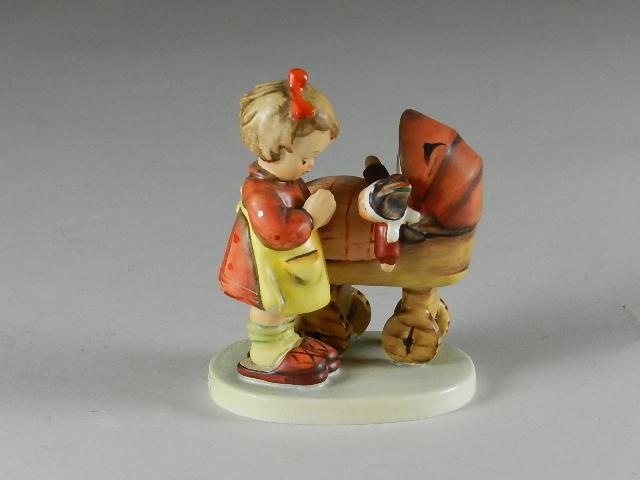 Goebel Hummel Doll Mother: trademark 5, crazing to finish, 4 3/4" h