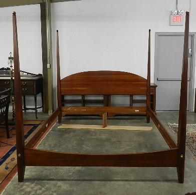 Ethan Allen King Size 4 Poster Bed: excellent condition, original retail: $1,400