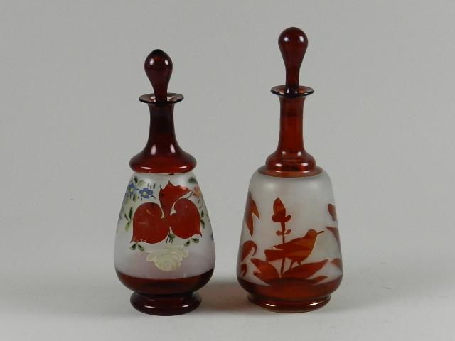 Two Ruby Flash Dresser Bottles (1 of 3)
