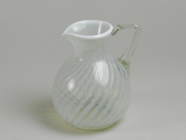 Early Fenton Opalescent Swirl Pitcher (1 of 2)
