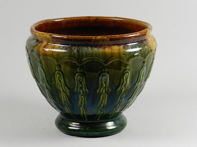 Early McCoy Majolica Jardiniere (1 of 2)
