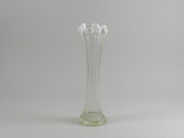 Jefferson Glass Opalescent Swung Vase: 13" h