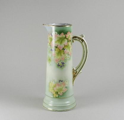 Large Hand Painted Porcelain Tankard (1 of 3)