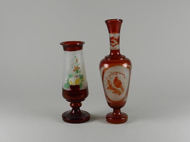 Two Ruby Flash Vases (1 of 2)