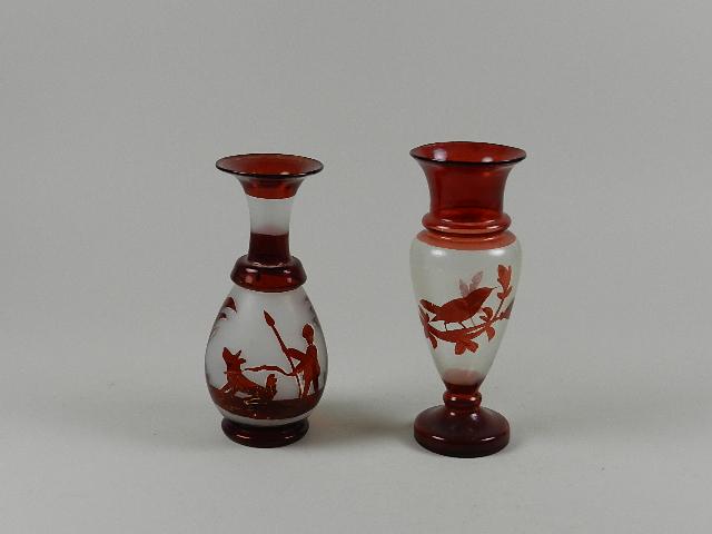 Two Ruby Flash Vases (1 of 2)