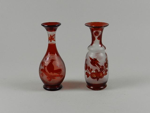 Two Ruby Flash Vases (1 of 2)