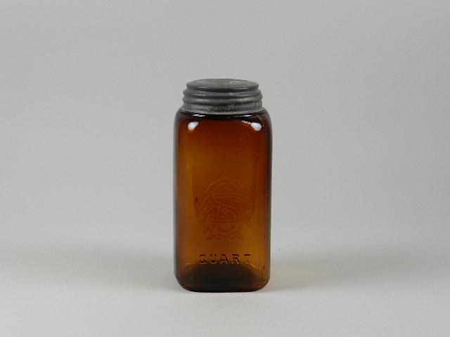 Smalley Full Measure Amber Quart Jar (1 of 3)