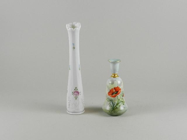 Two Hand Painted Bud Vases (1 of 2)