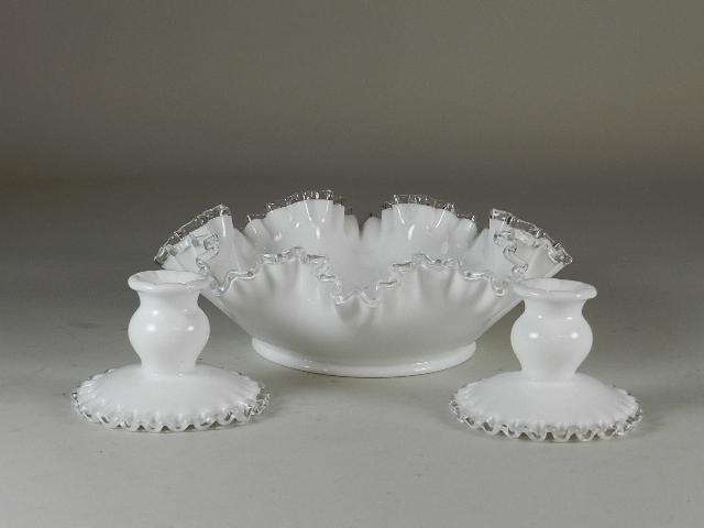 Fenton Silver Crest Console Set (1 of 2)