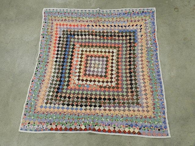 Hand Stitched Postage Stamp Quilt (1 of 3)