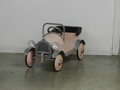 Reproduction Pink Pedal Car