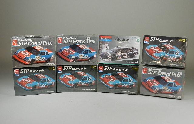 8 NASCAR Model Kits: All Richard Petty. All are sealed.