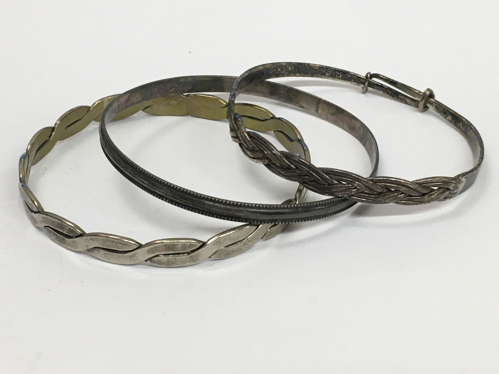 3 Sterling Bangle Bracelets (1 of 1)