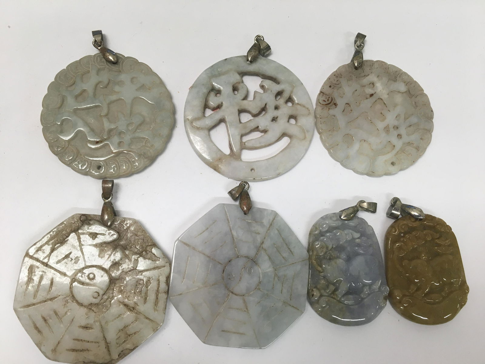 7 Jade Pendants (1 of 1)