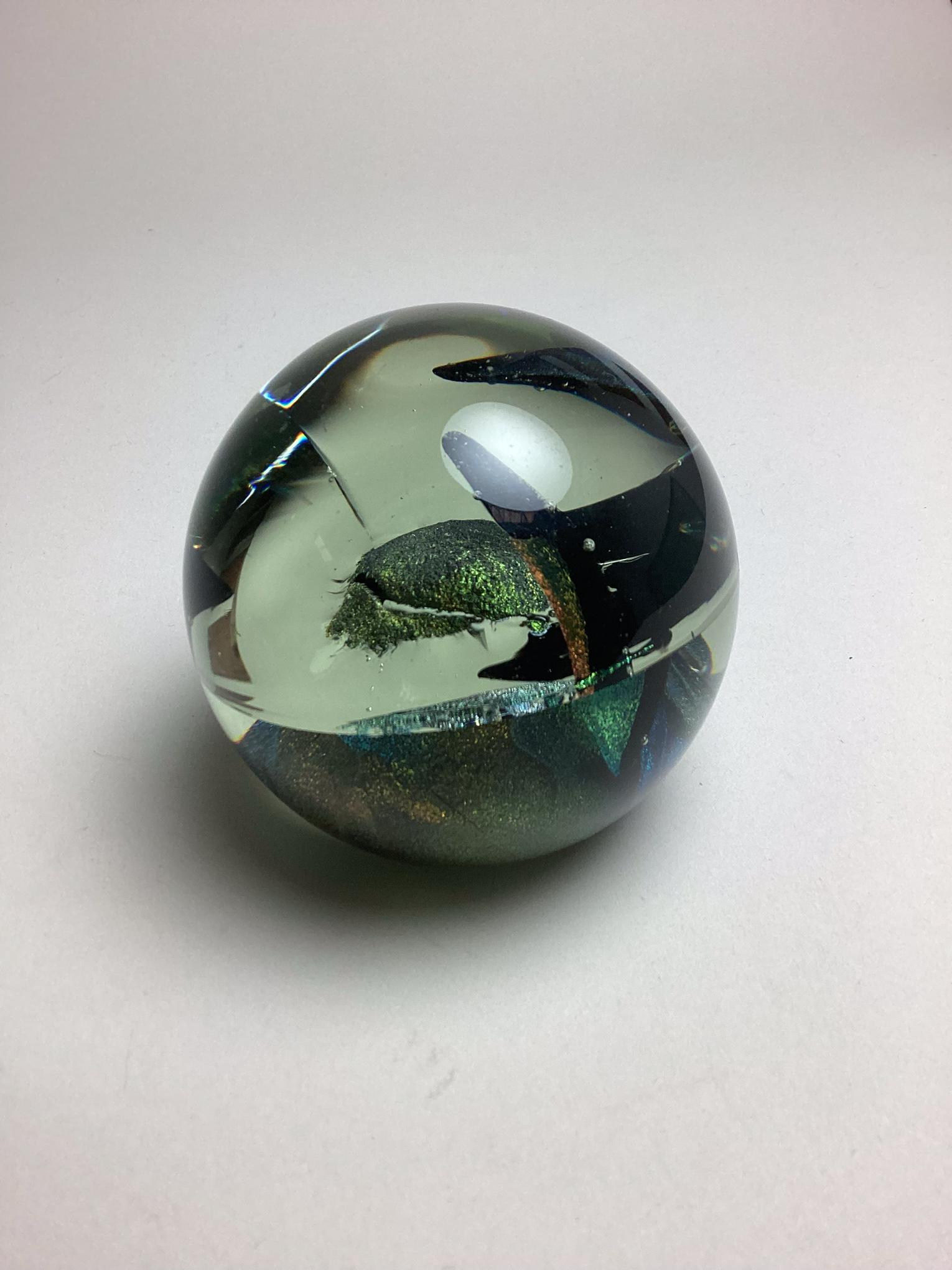 Randy Strong Art Glass Paperweight (1 of 4)