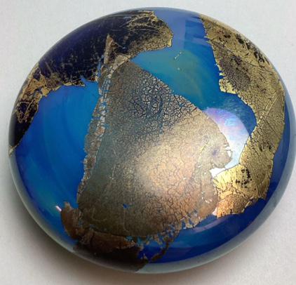 Randy Strong Gold Leaf Paperweight (1 of 3)