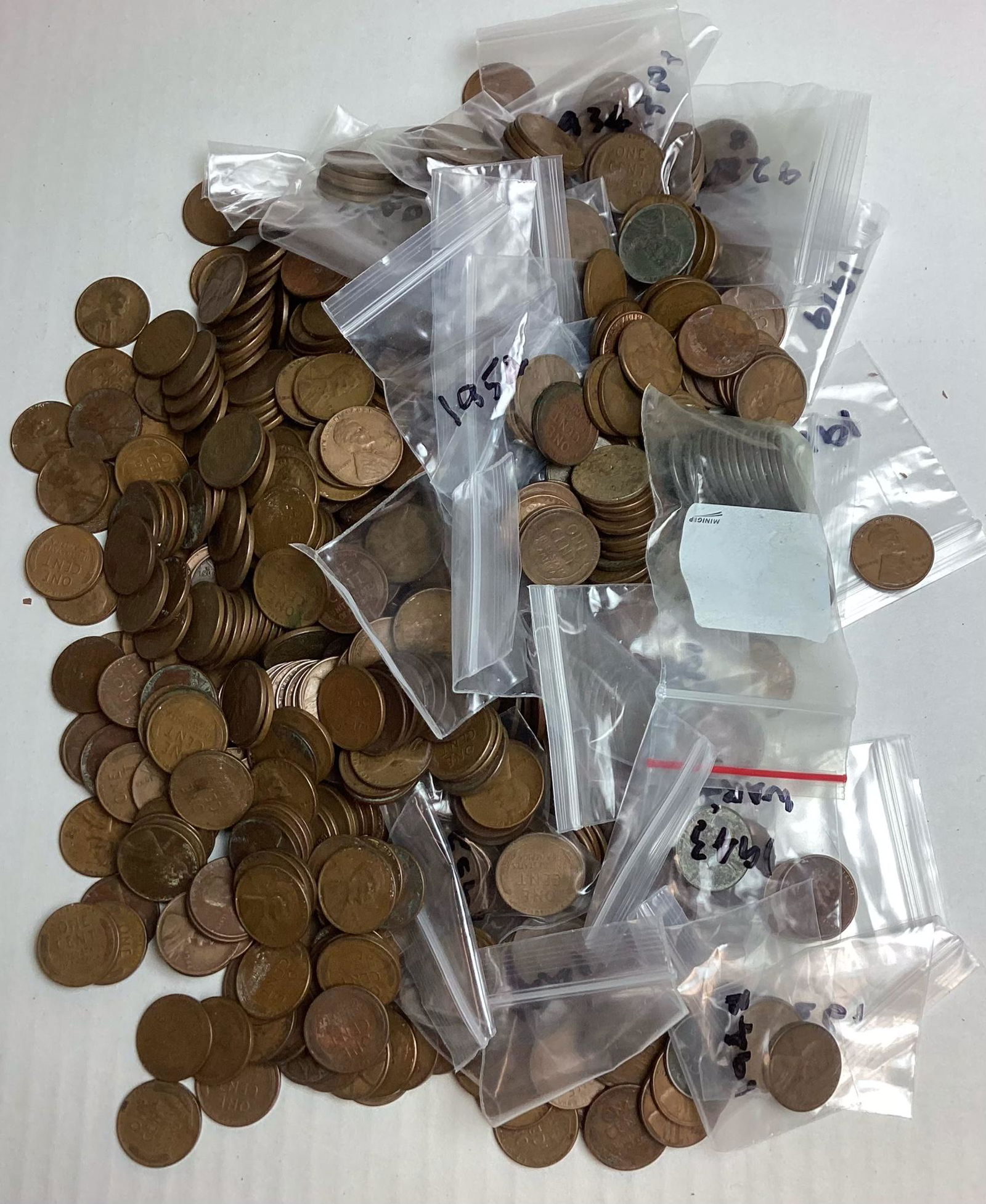 Approximately 5lbs of Lincoln Wheat Cents (1 of 1)