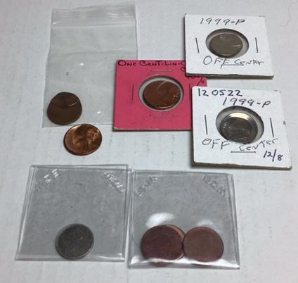 Group of US Error Coins (1 of 3)